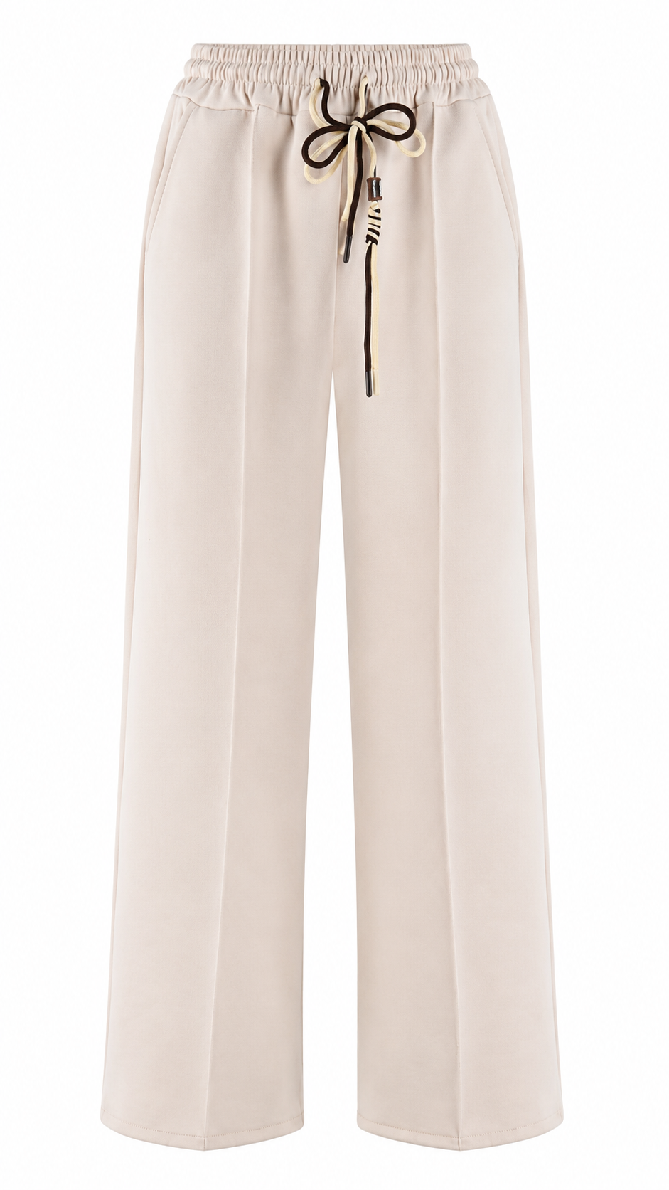 Women’s Wide-Leg Palazzo Trousers with Elasticated Drawstring Waist