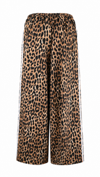 Pantalone a palazzo leopardato
