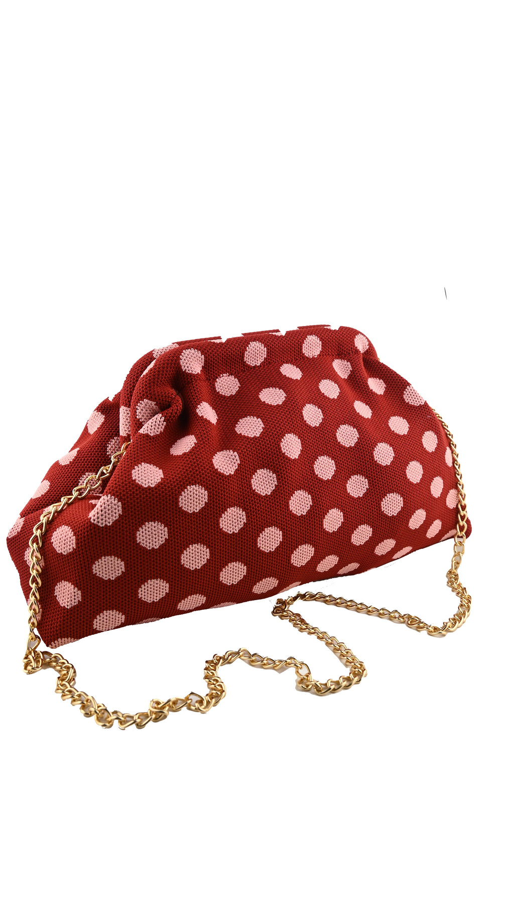 Clutch bag a pois