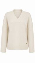 Pullover morbido con scollo a V