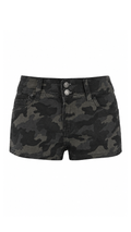 Pantaloncini in denim militare