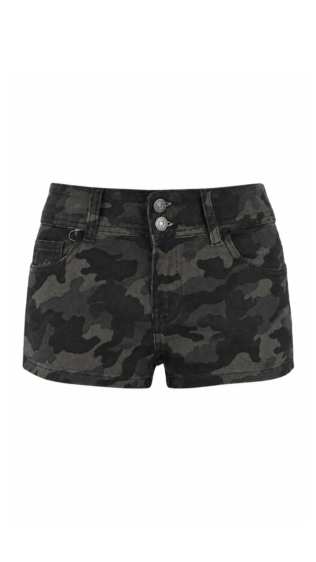 Pantaloncini in denim militare