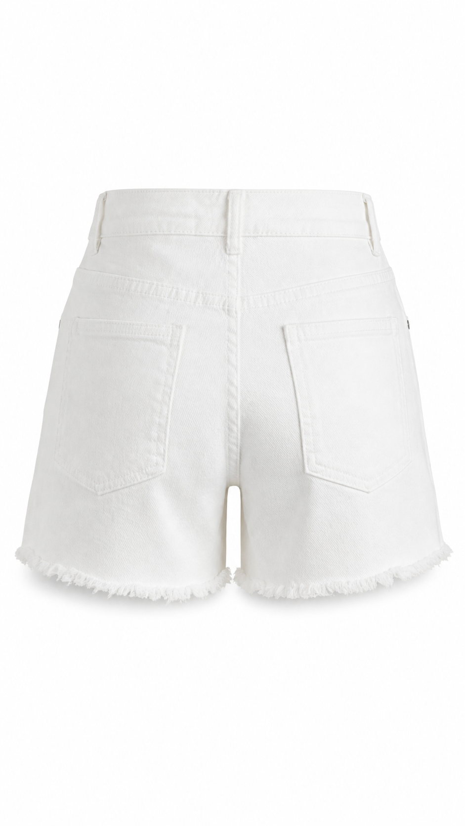 Pantaloncini in denim con brillantini effetto sfumato