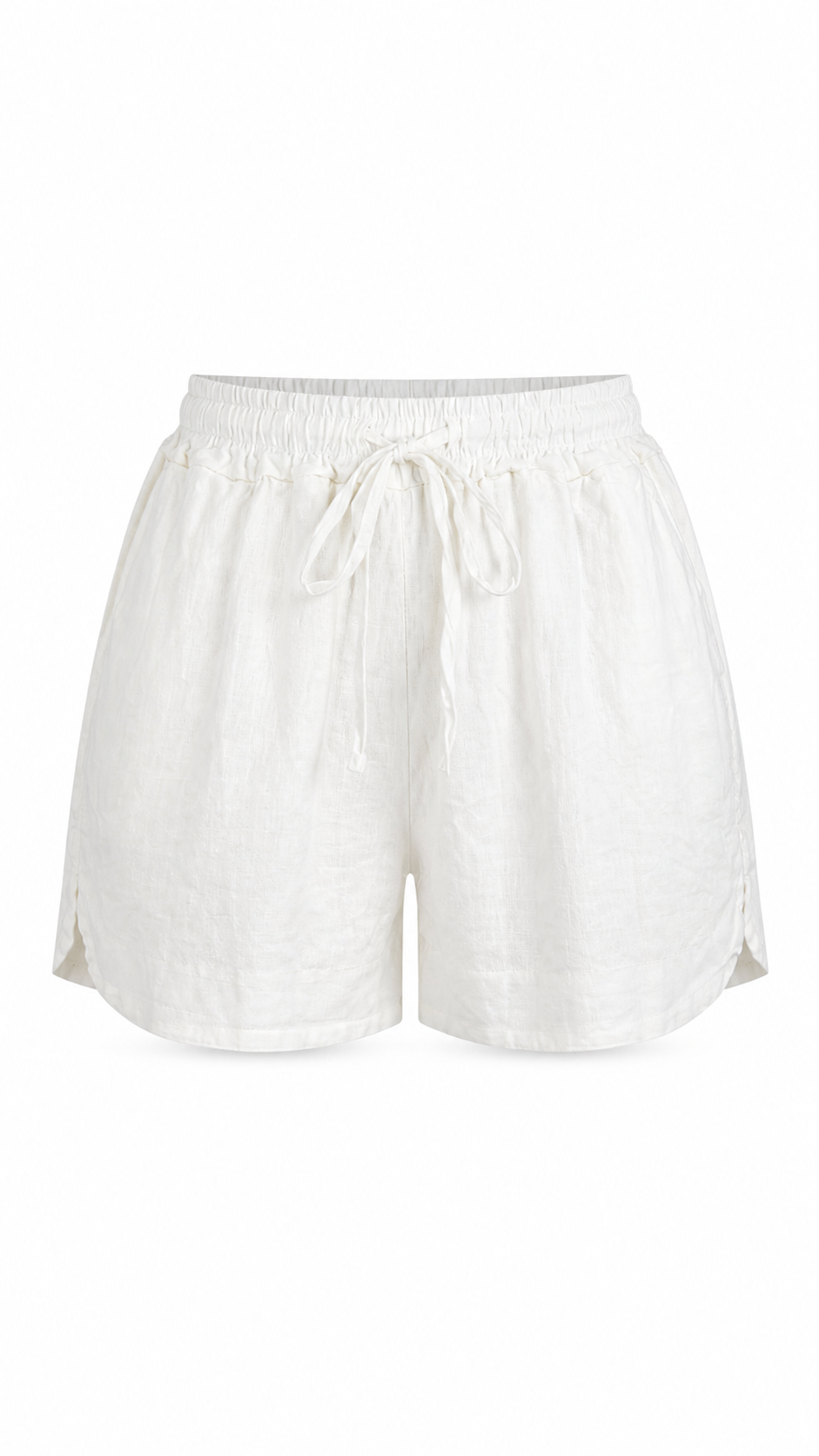 Pantaloncini in lino e cotone
