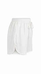 Pantaloncini in lino e cotone