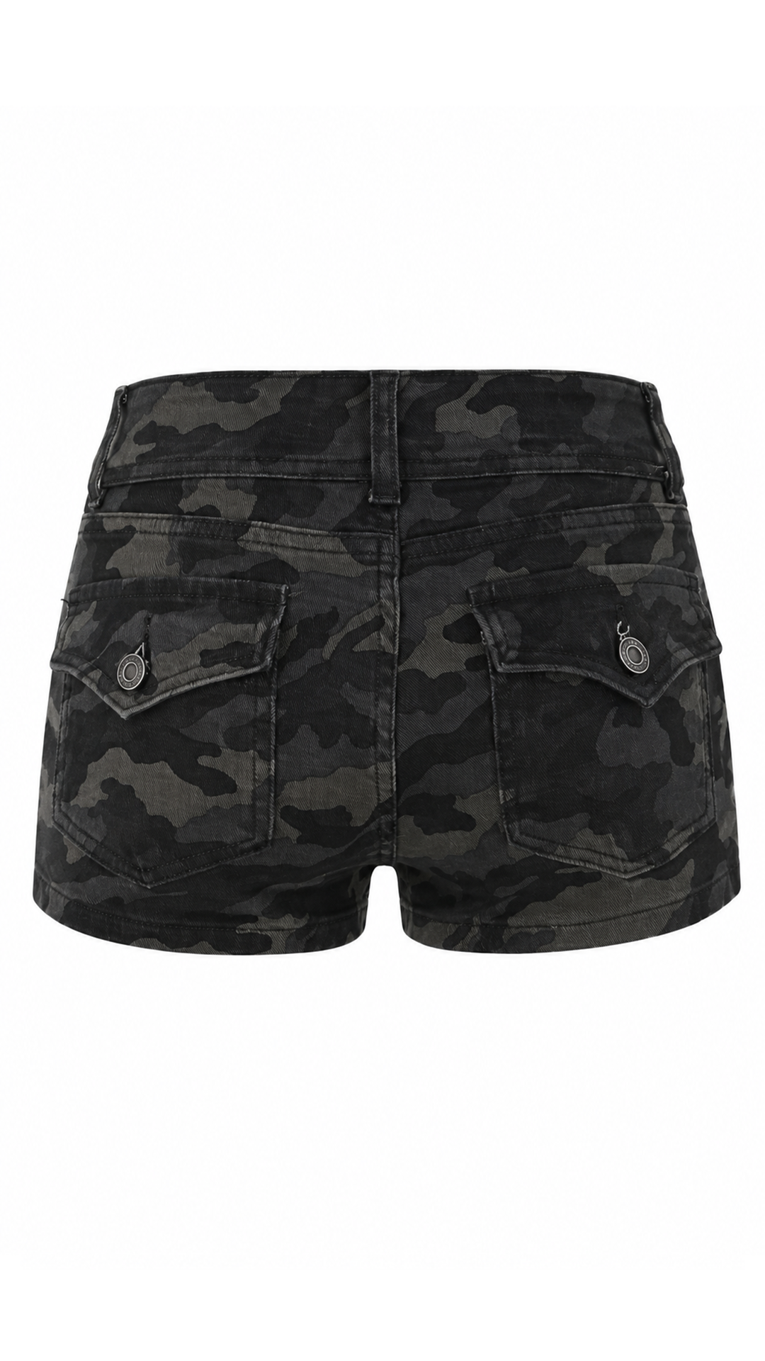 Pantaloncini in denim militare