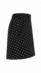 Strapless short dress with tiered skirt