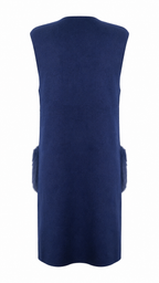 Gilet lungo smanicato