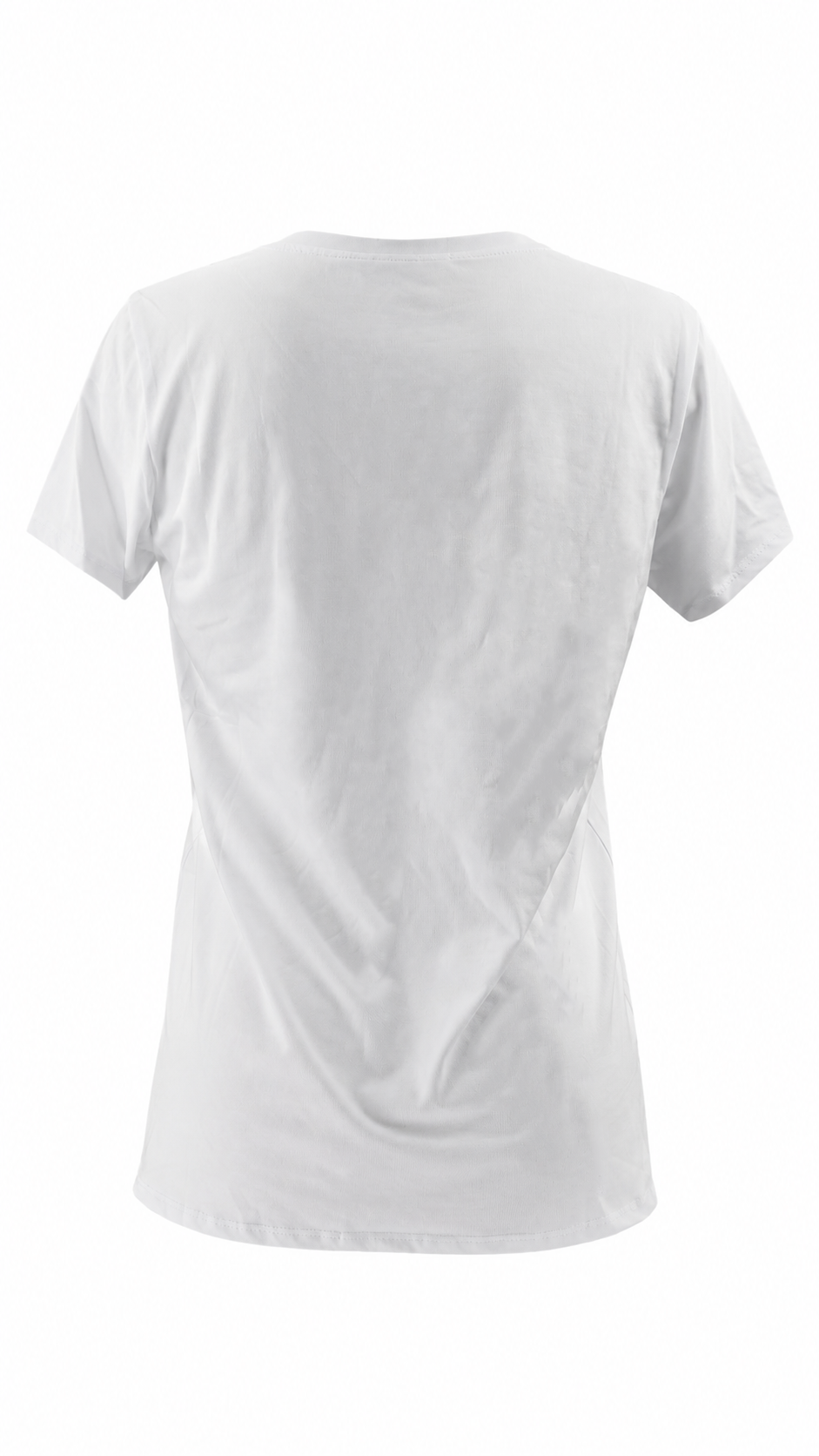 T-shirt bianca con ricamo bassotto francese