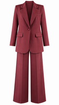 Blazer monopetto con rever