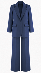 Blazer monopetto con rever