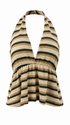 Strapless short dress with tiered skirt