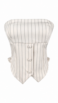 Gilet a corsetto senza spalline