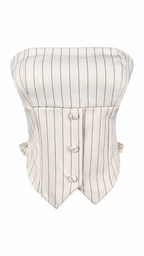 Gilet a corsetto senza spalline