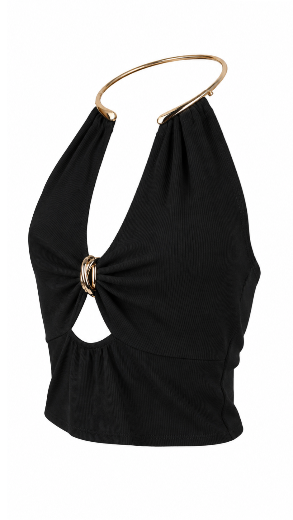 Strapless short dress with tiered skirt