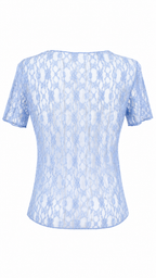 T-shirt in pizzo
