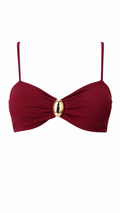 Top corto con anello dorato