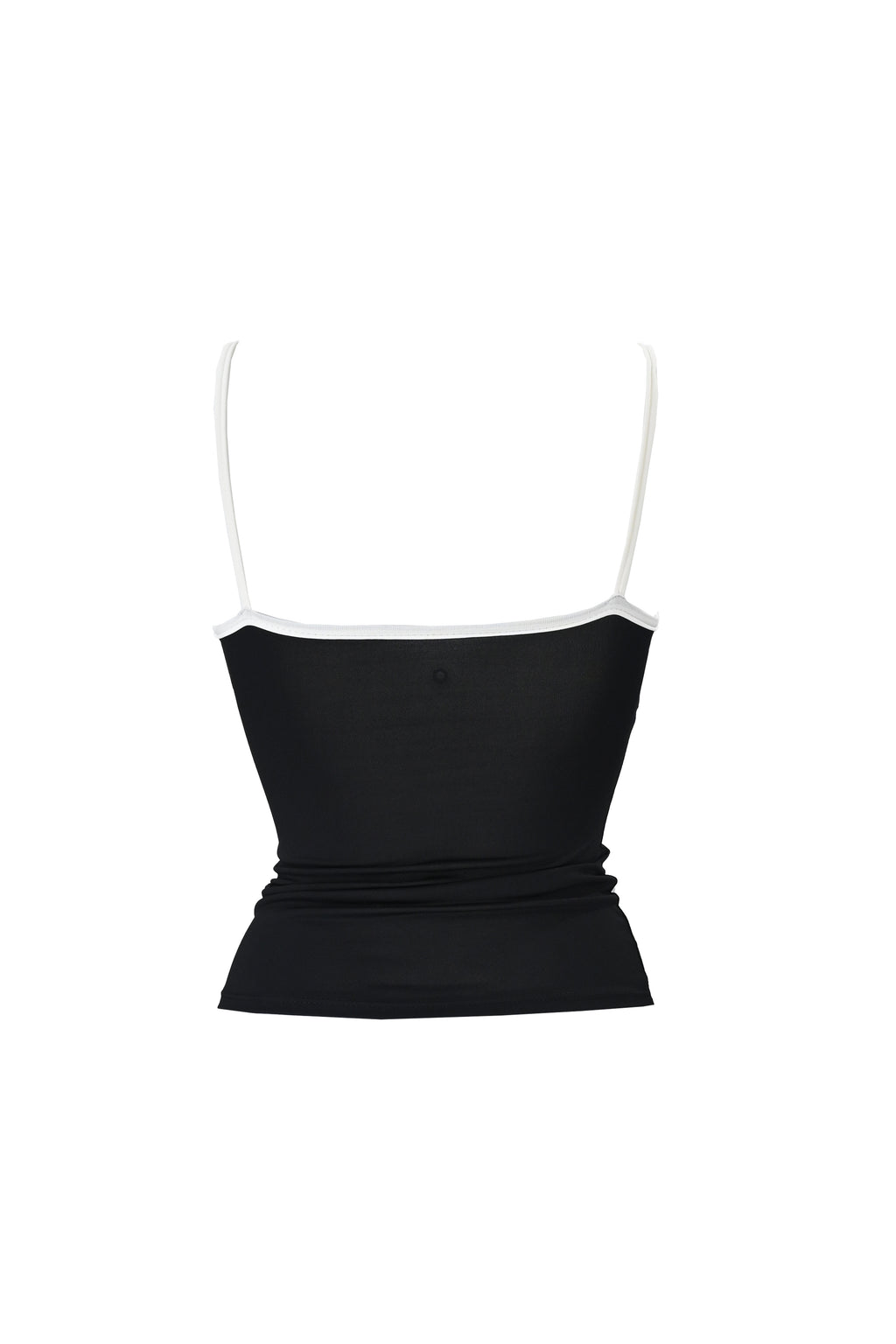 Top aderente con scollo a V incrociato