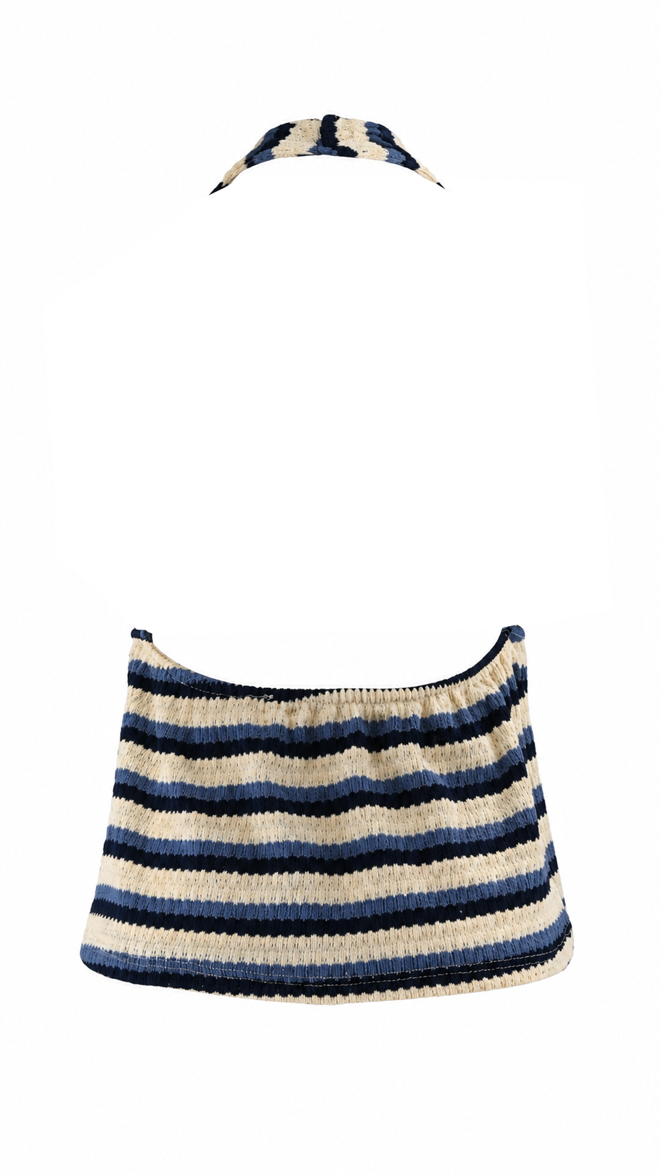 Strapless short dress with tiered skirt