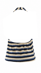 Strapless short dress with tiered skirt