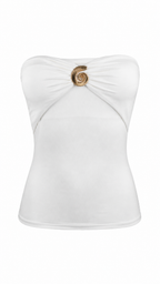Top a fascia con conchiglia