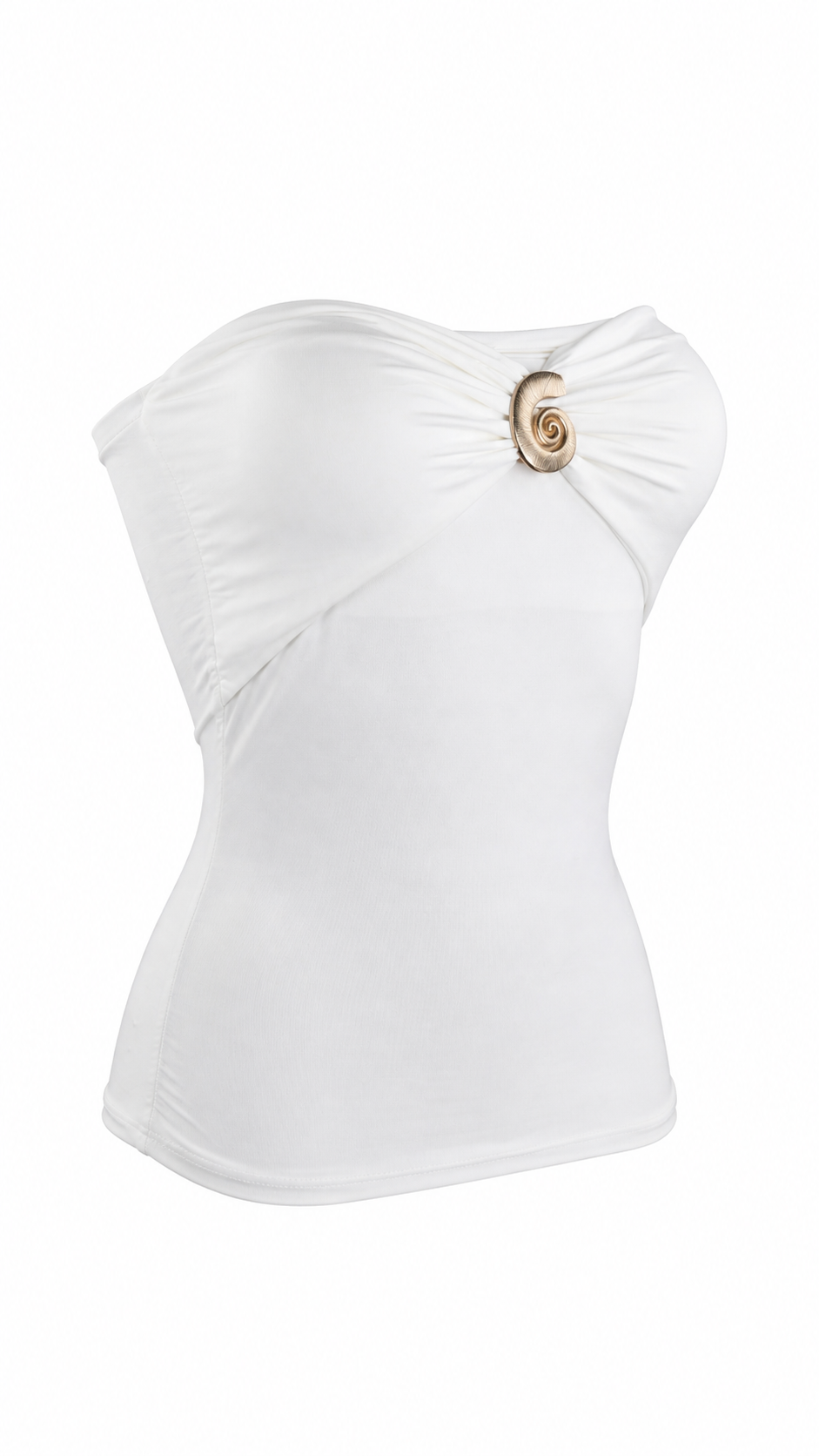 Top a fascia con conchiglia