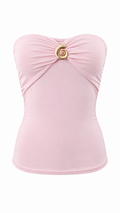Top a fascia con conchiglia