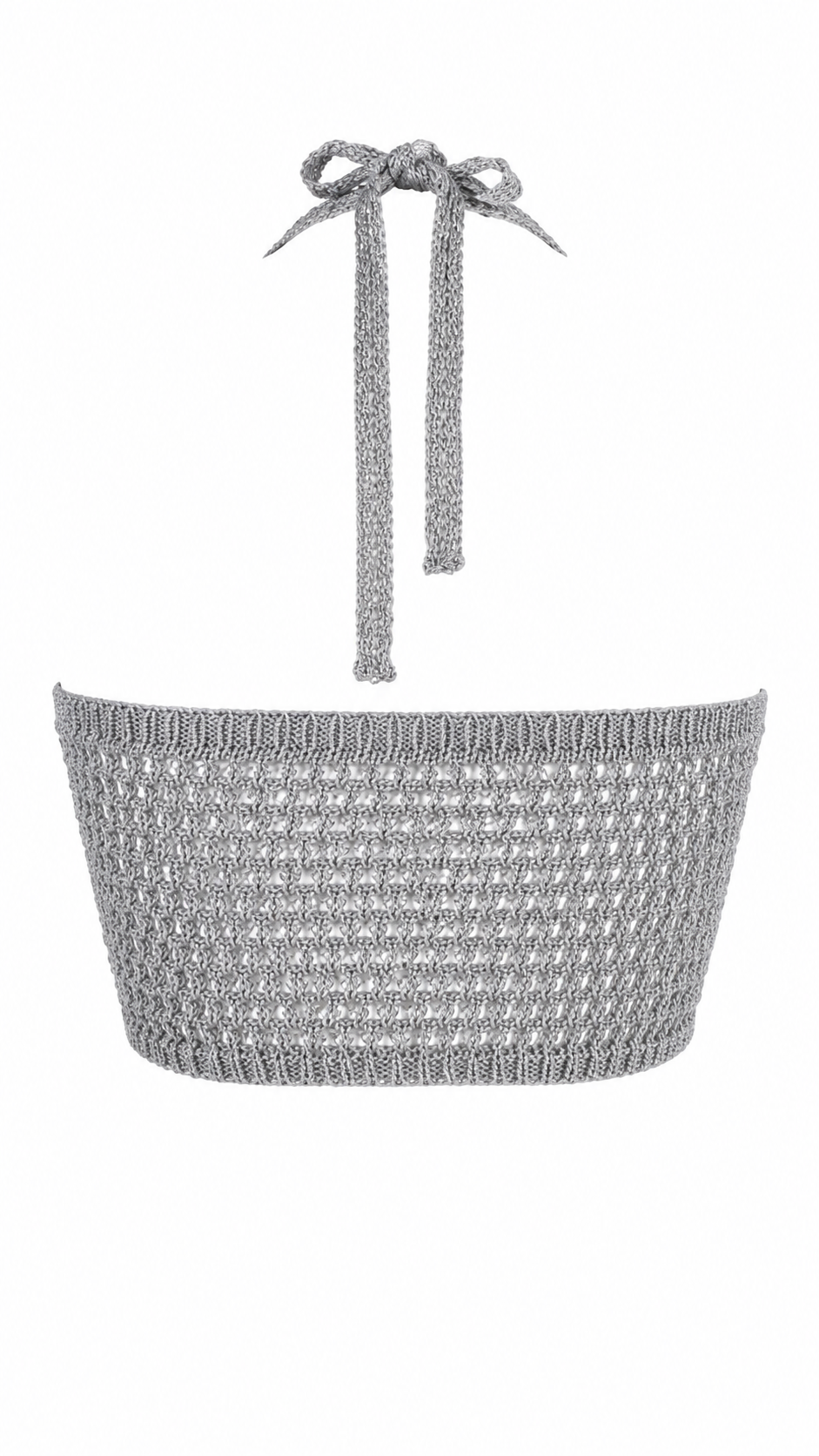 Top crochet effetto rete