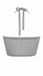 Top crochet effetto rete