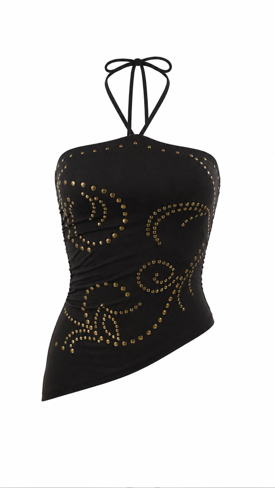 Strapless short dress with tiered skirt