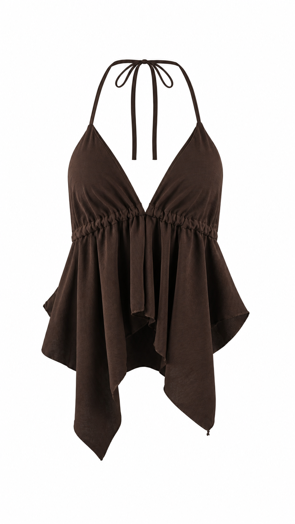 Strapless short dress with tiered skirt