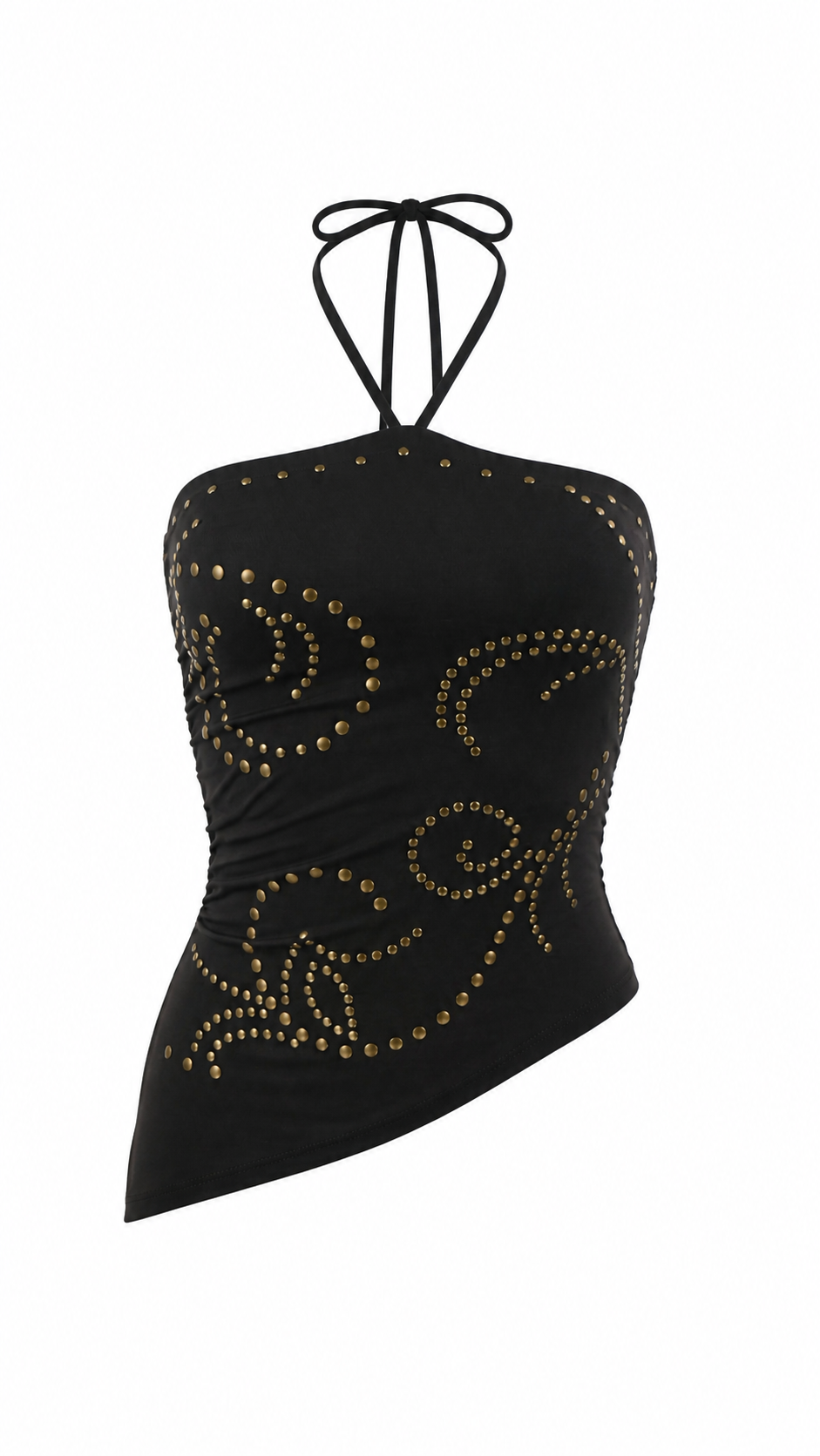Strapless short dress with tiered skirt