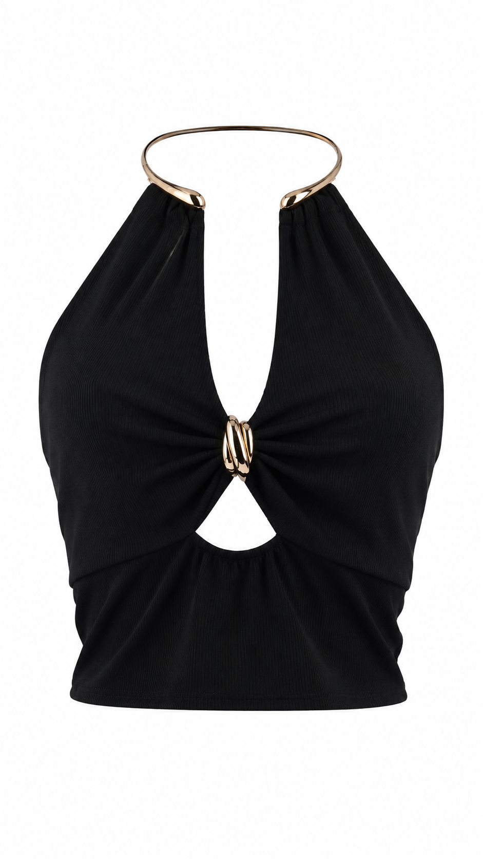 Strapless short dress with tiered skirt