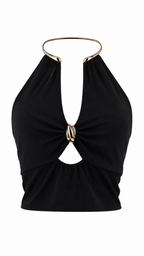 Strapless short dress with tiered skirt