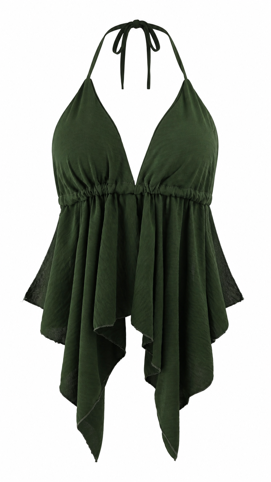 Strapless short dress with tiered skirt
