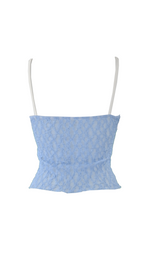 Strapless short dress with tiered skirt