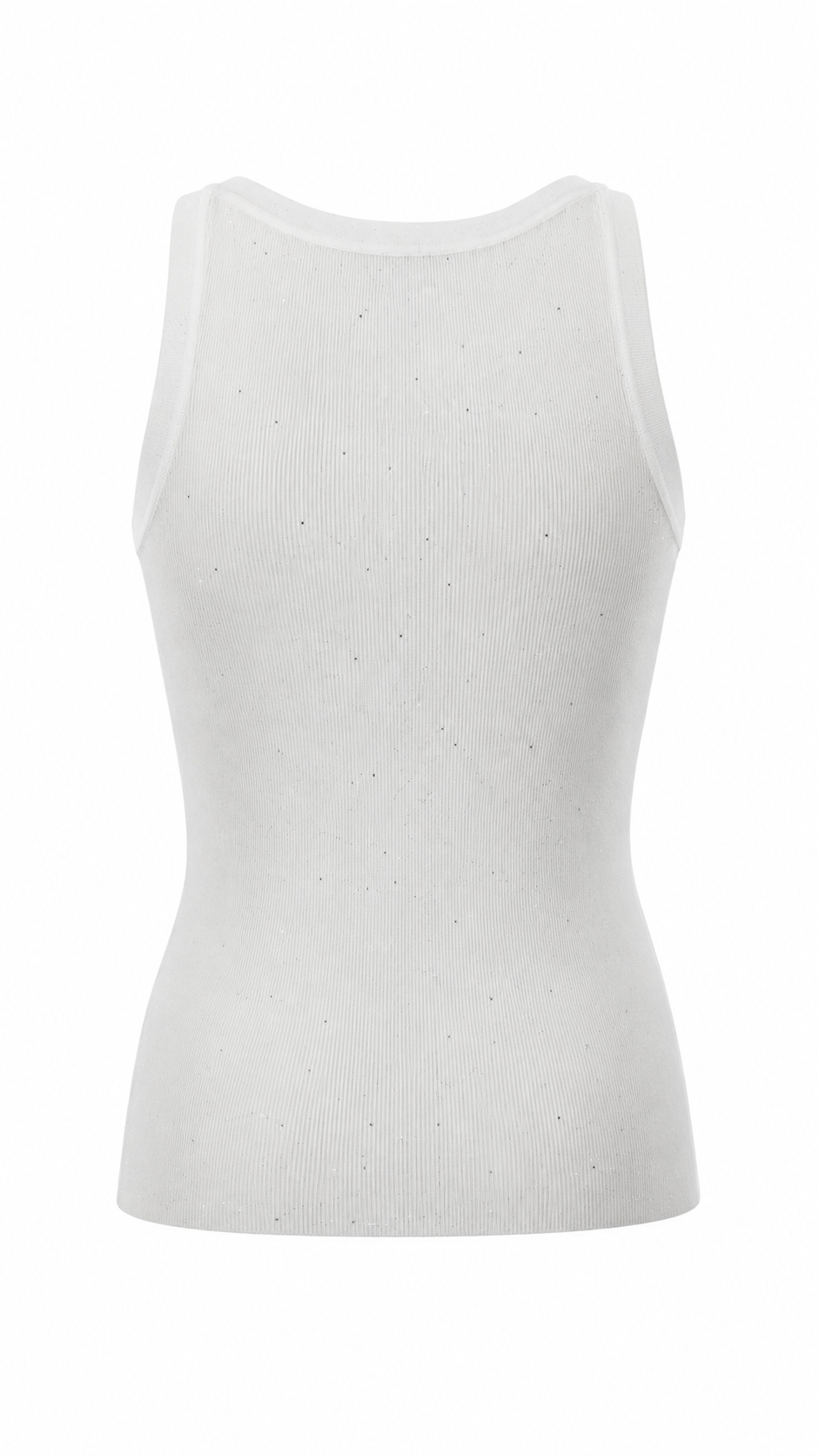 Top senza maniche con strass