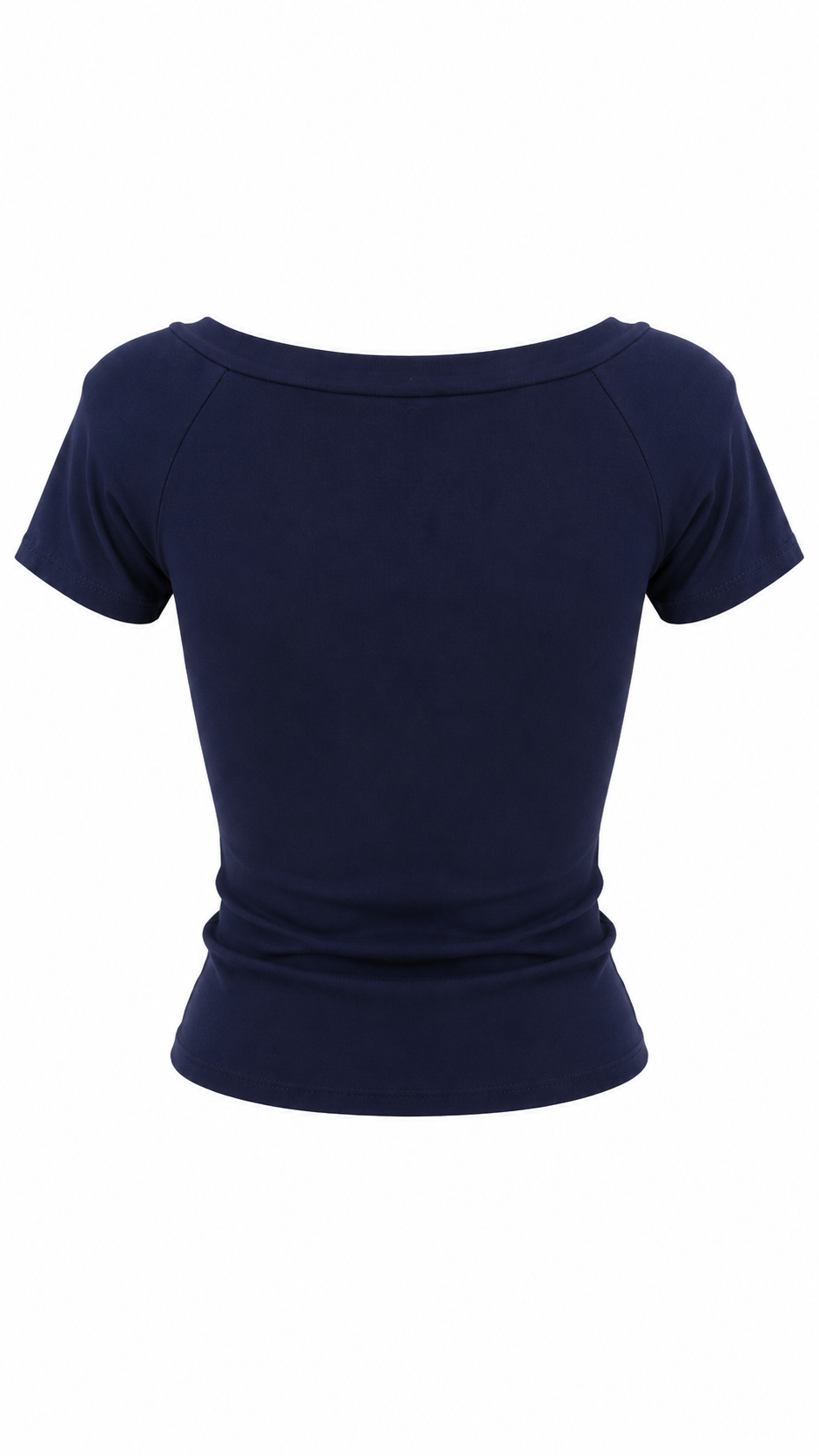 T-shirt con scollo a barca