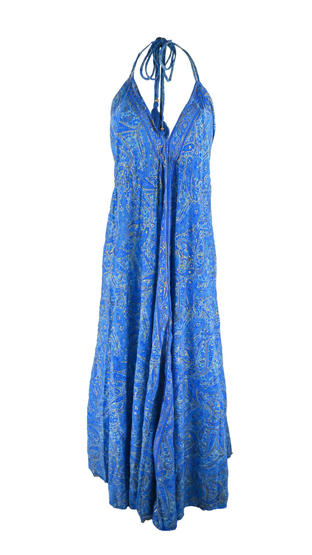 Abito lungo fantasia paisley