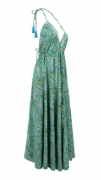 Abito lungo fantasia paisley