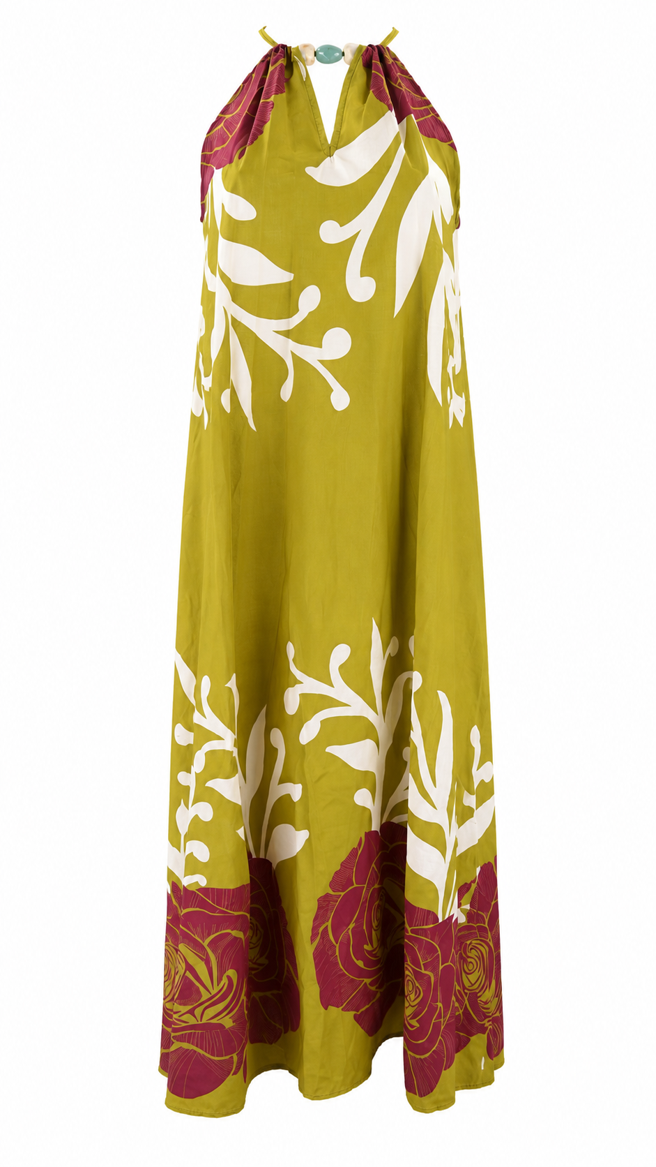 Strapless short dress with tiered skirt